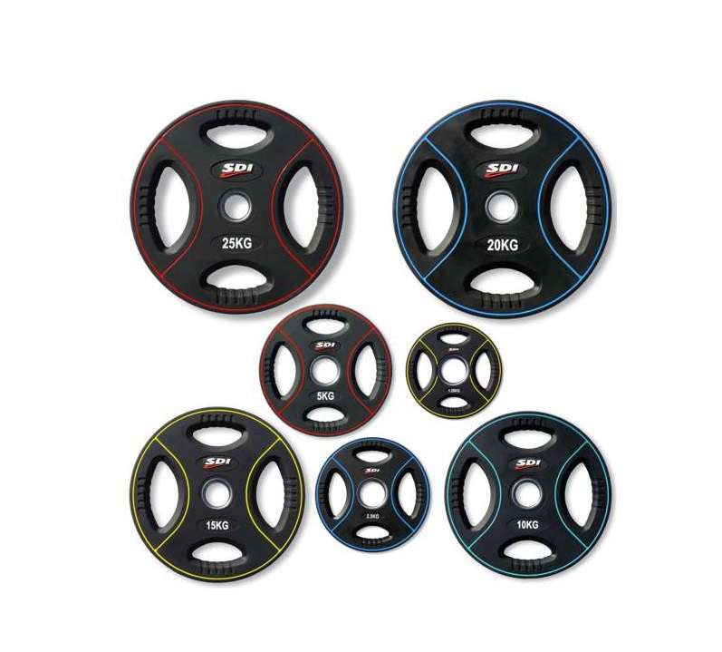 Disques de musculation en plastique à 4 poignées - De 1.25 kg à 25 kg - Diam 50 mm  - 19742638-835149786.jpg